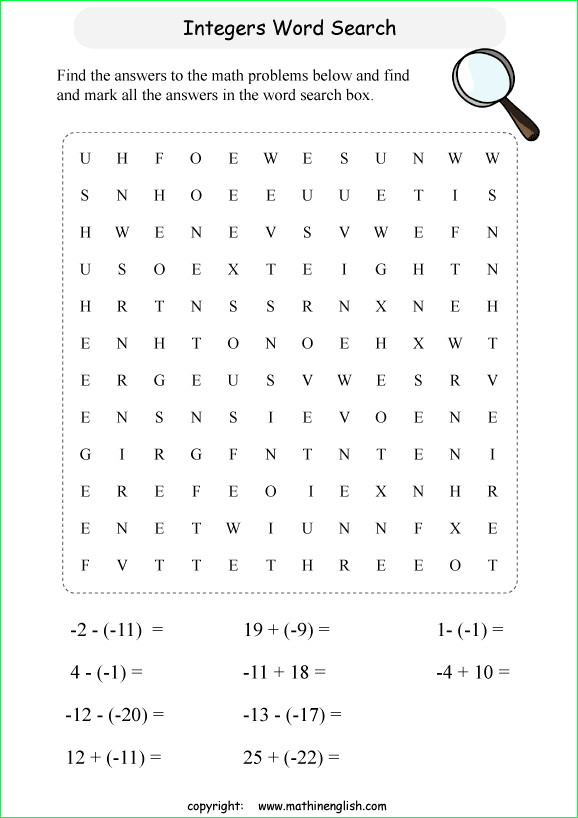 printable math number puzzle for kids