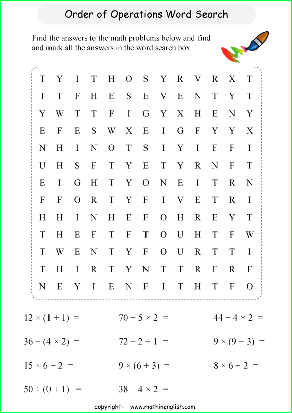 printable math number puzzle for kids