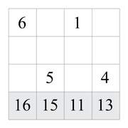 printable 10 by 4 Tenner grids math number and IQ puzzle for kids and math students