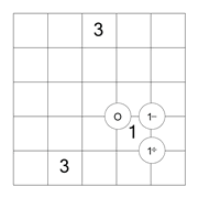 printable 5 by 5 Mathrix math calculation puzzle