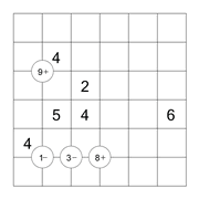 printable 6 by 6 Mathrix math calculation puzzle