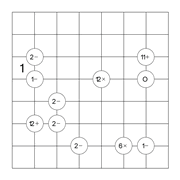 printable 7 by 7 Mathrix math calculation puzzle