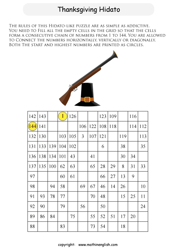 printable math number puzzle for kids