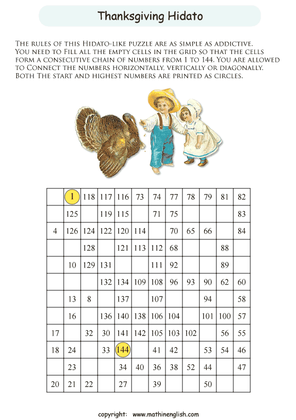 printable math number puzzle for kids