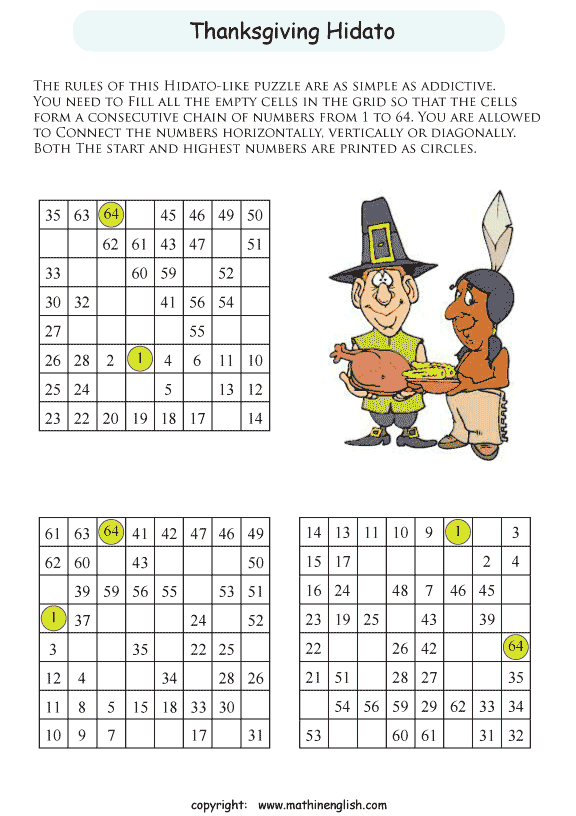 printable math number puzzle for kids