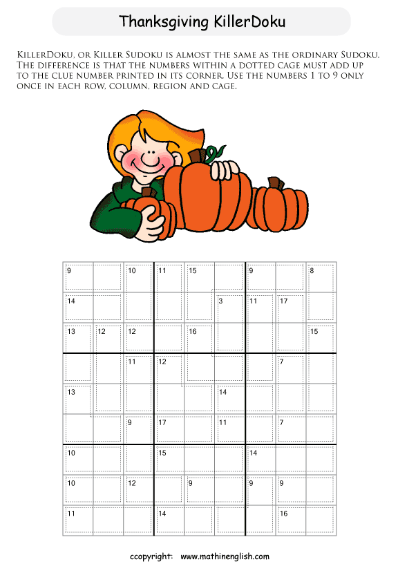 printable math number puzzle for kids