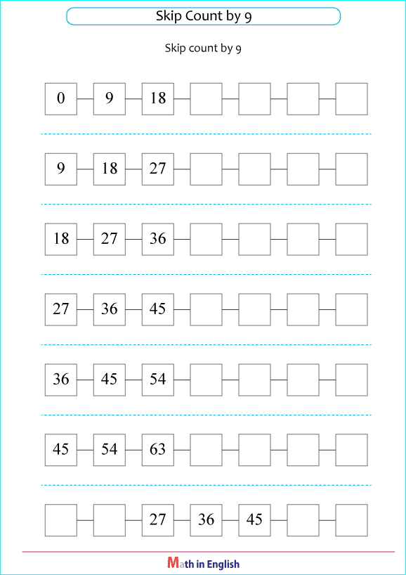 printable math addition skipcounting worksheets