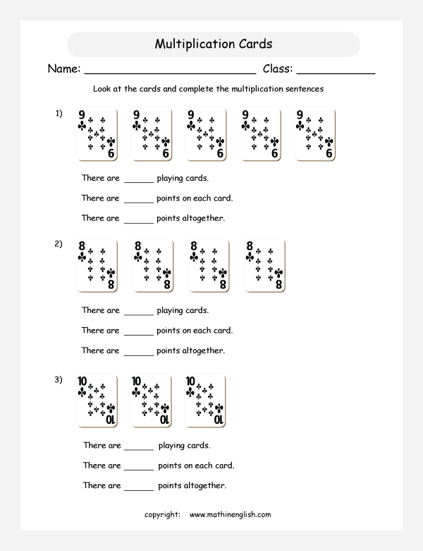 printable math multiplication with pictures worksheets for kids in primary and elementary math class 