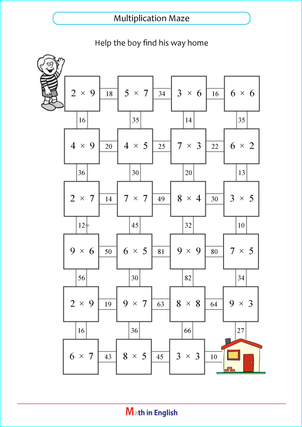 basic times tables mixed